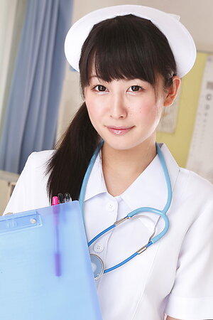 Hot nurse Ayumi Iwasa wants to fuck her patients and her doctor