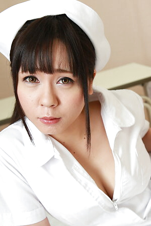 Hot nurse Miyuki Ojima has a sexy ass hole